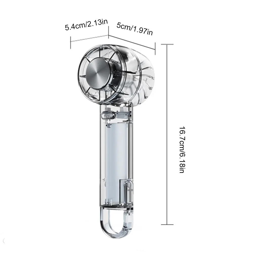 ﻿ USB Rechargeable Mini Personal Fan Portable High Speed Cooling Fans 3 Speeds Cooling Handheld Fans for Travel Camping Outdoor