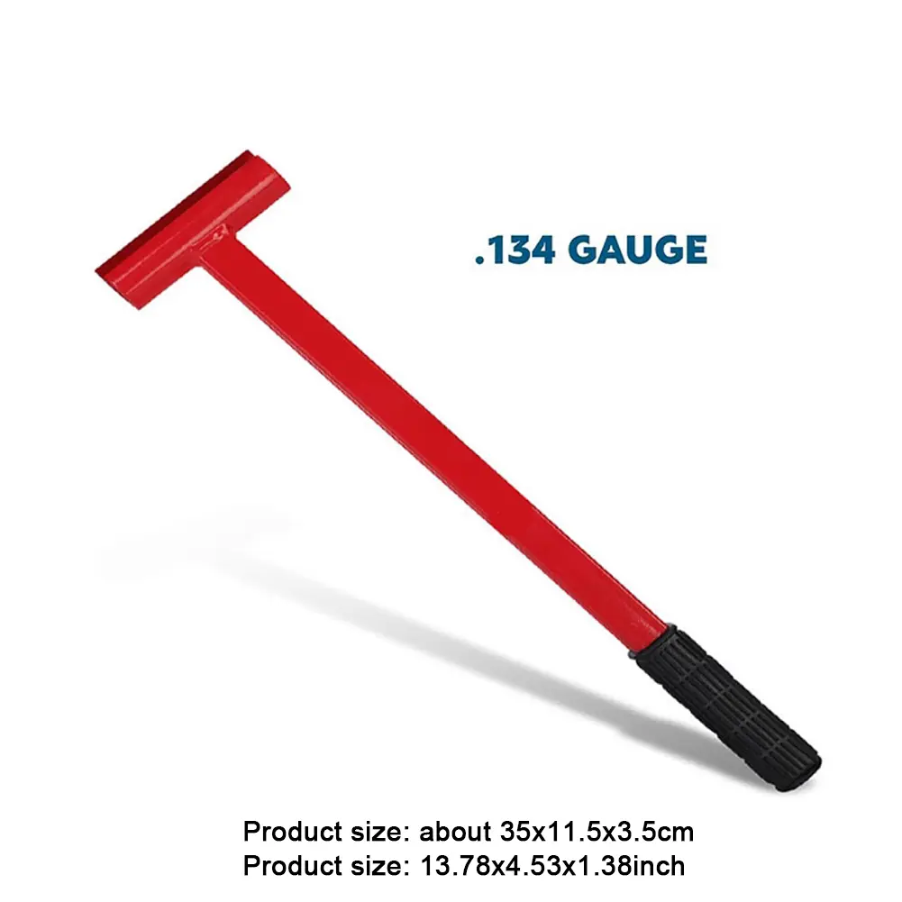 Hinge Bender Wrench with Rubber Grip Heavy Duty Painted Steel Hinge Wrench Hinge Knuckle Bender for .134 Gauge Commercial Door