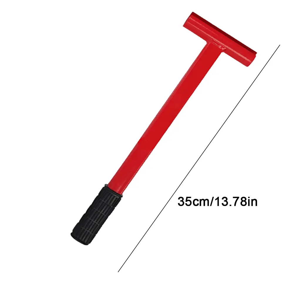 Hinge Bender Wrench with Rubber Grip Heavy Duty Painted Steel Hinge Wrench Hinge Knuckle Bender for .134 Gauge Commercial Door