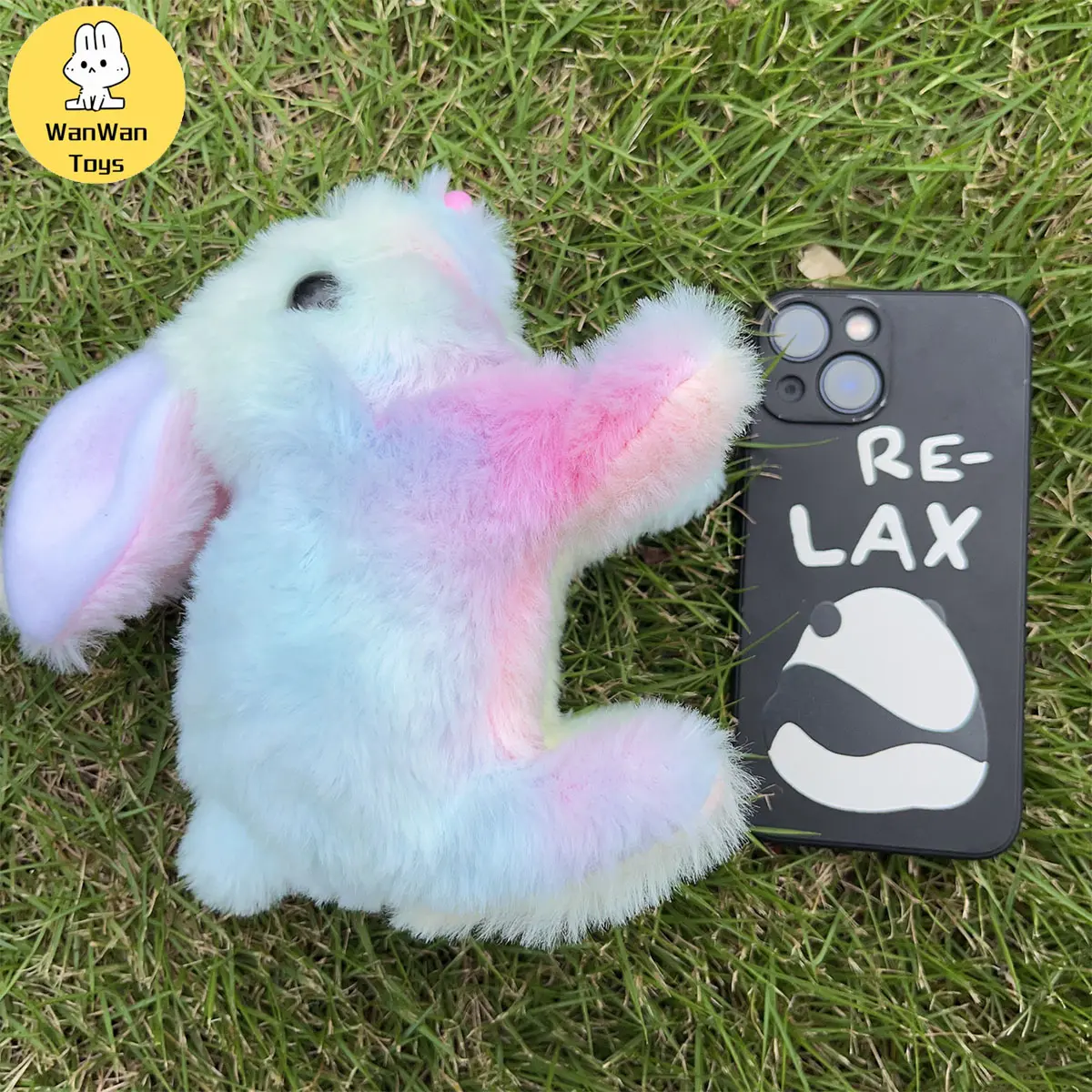 Electric plush toy bunny Easter gift for children men and women birthday camouflage random bunny birthday gift