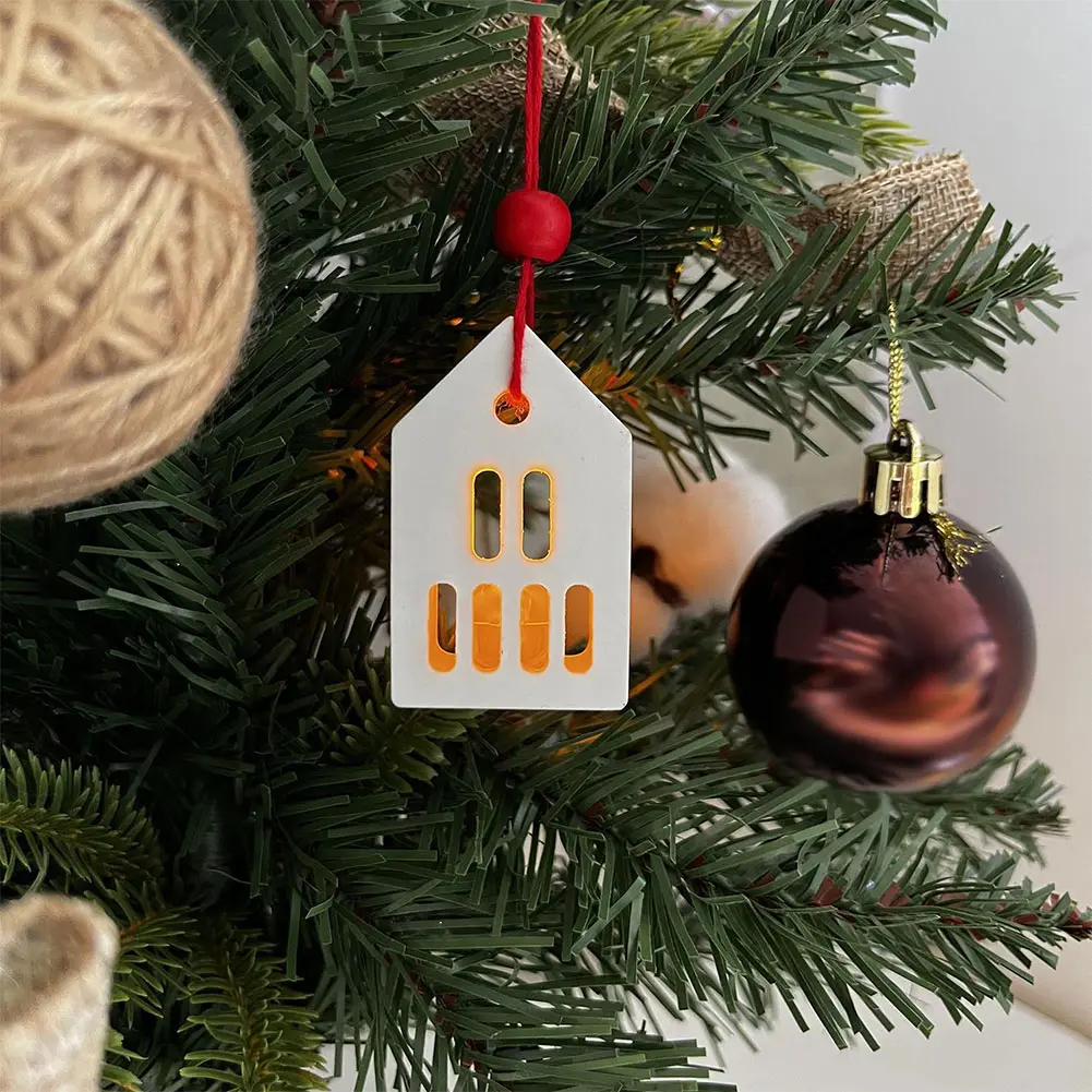 4pcs Hollow Window House Candle Holder Silicone Mold Tealight Holder Mold Houses Candlestick Ornament Plaster Molds Home Decor