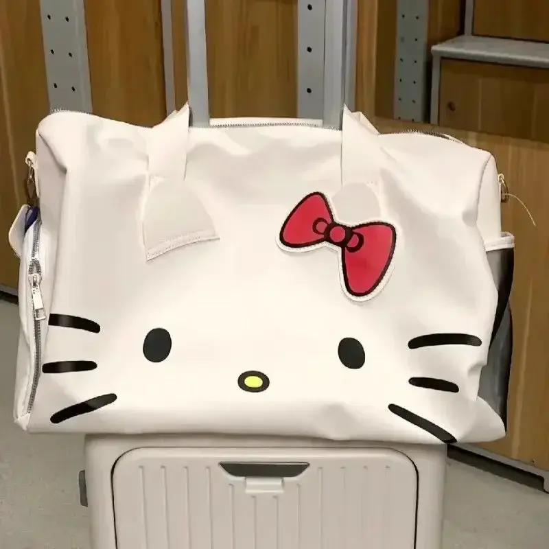 messenger shoulder bag Sanrio hello kitty cartoon cute bow girl boy handbag gym bag travel Cross-body bag