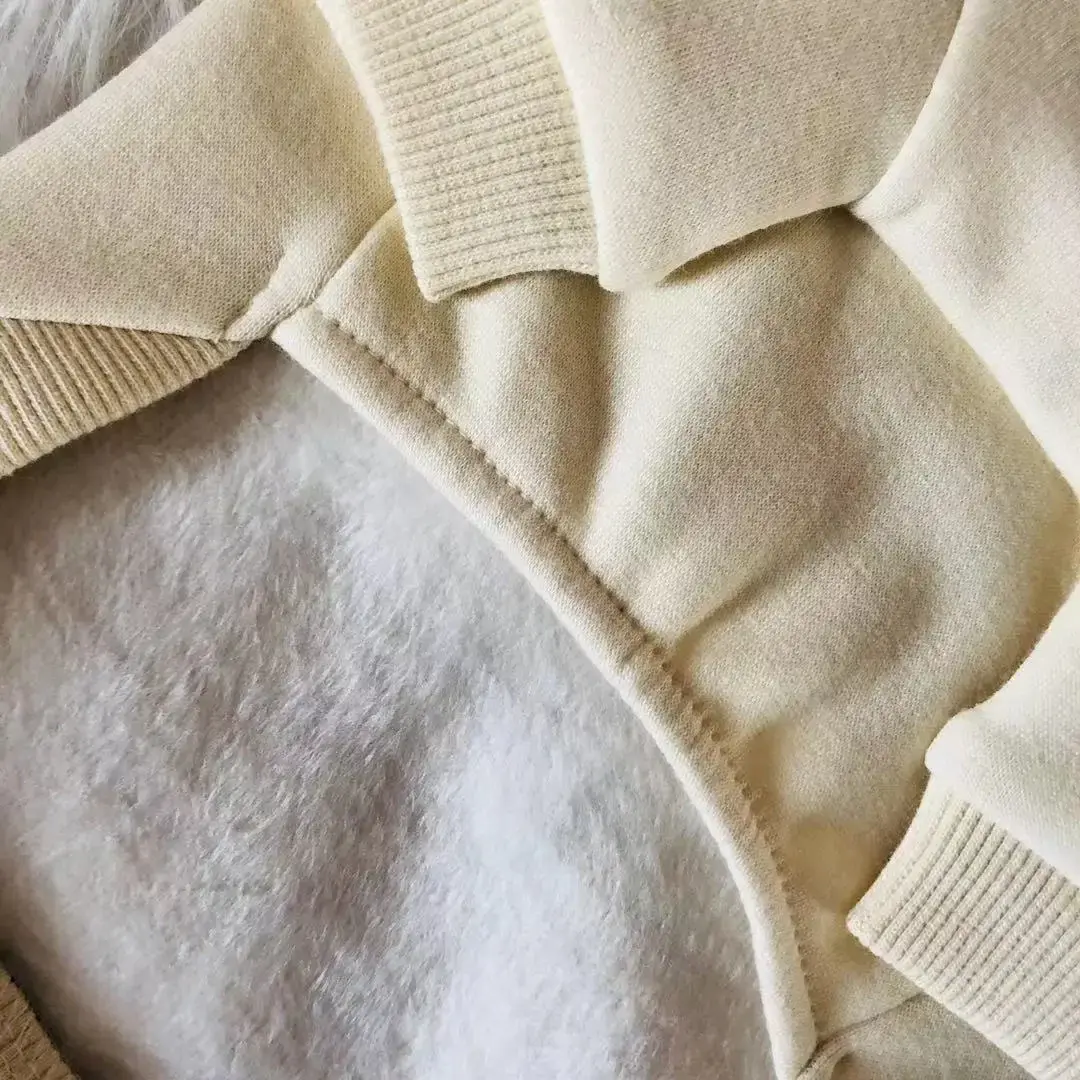 Snoopy Autumn and Winter Pet Clothes Dog Cute Sweater Jacket Dog Clothes Dog Cute Pet Flocked Sweater Flocked coat
