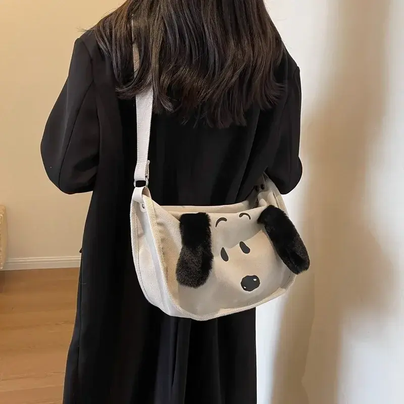 Snoopy Large Capacity Canvas Shoulder Bag Women's New Cross Body Bag Fashion Cute messenger bag handbag