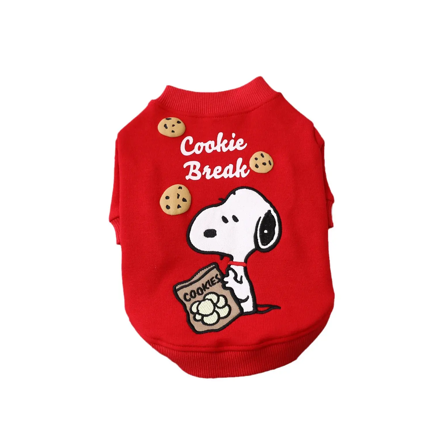 Snoopy cartoon cute Pet Dog Coat Clothes Autumn and Winter Warm Sweater Cartoon Pet Dog Clothes