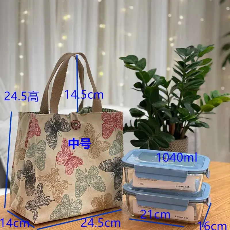 Doraemon cute mommy handbag cartoon women children canvas lunch box bag fashion lunch bag office tote bag  handbag