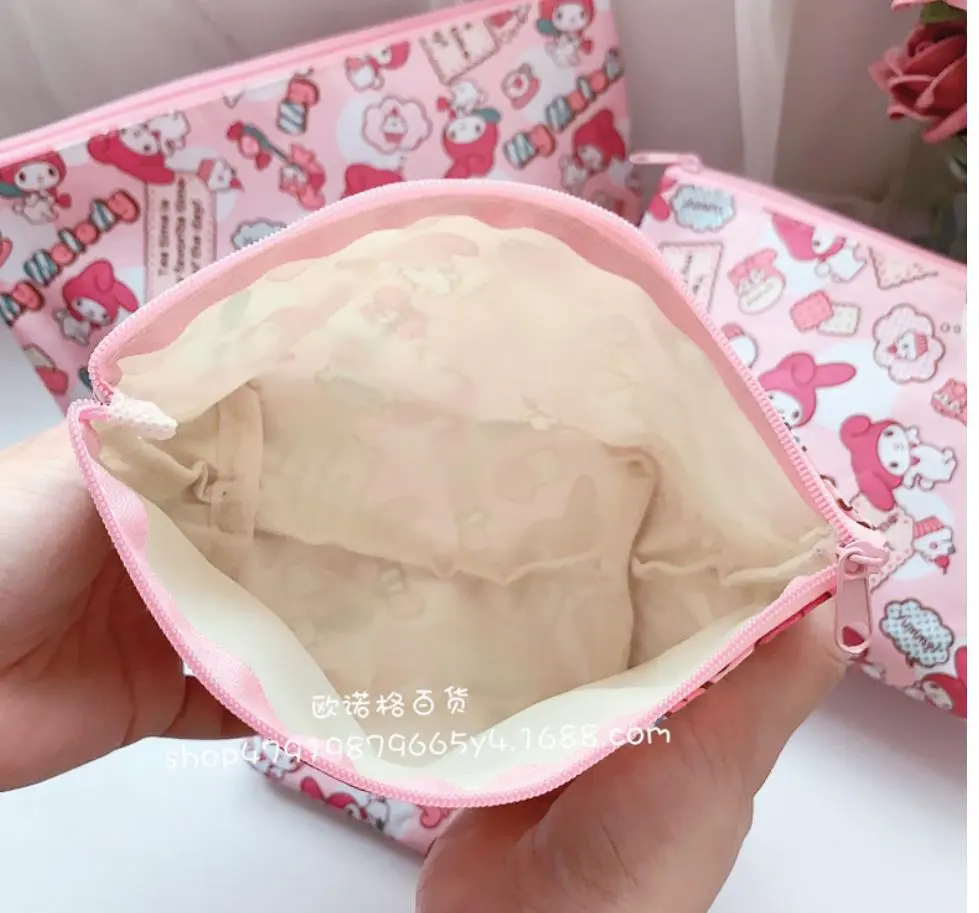 4pcs Cartoon Snoopy Waterproof Cosmetic Bag Cosmetics Travel Classification Storage Bag Waterproof Clutch Coin Purse