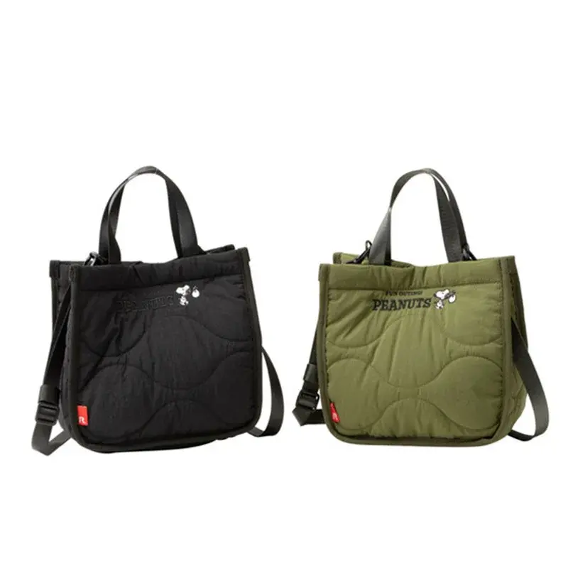 Snoopy Cute Embroidered Handbag New Boys Girls Cotton Cross Body Bag cartoon women shoulder messenger bag