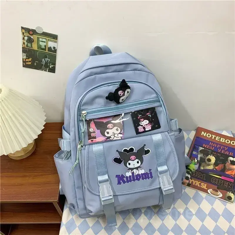 Sanrio hello kitty Cute Student Travel storage bag my Melody Schoolbag handbag Kuromi girl boy nylon backpack Cinnamon backpack