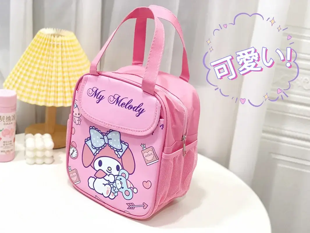 snoopy Children Thermal insulation bag girl boy Lunch box bag cartoon handbag outdoor picnic Cute Storage bag Students