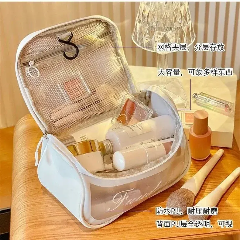 Doraemon Storage Washing Bag Cute Travel Waterproof makeup  New Creative Cartoon Cosmetic Bag women  girl
