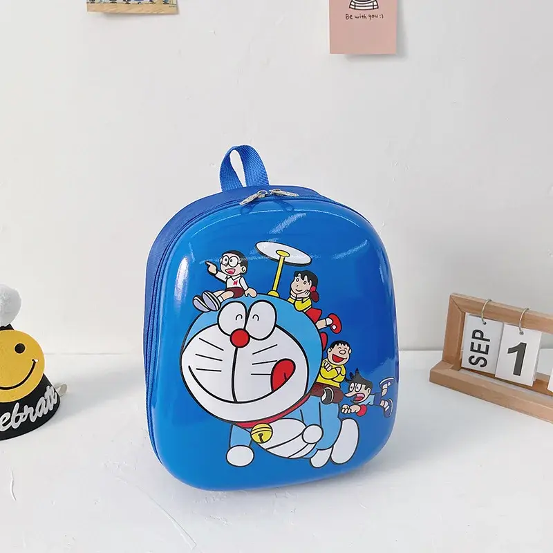 Doraemon Baby Schoolbag Kindergarten Cartoon Girl Handbag 3-5 years old Cute Hard Eggshell Boy Backpack cartoon shoulder bag