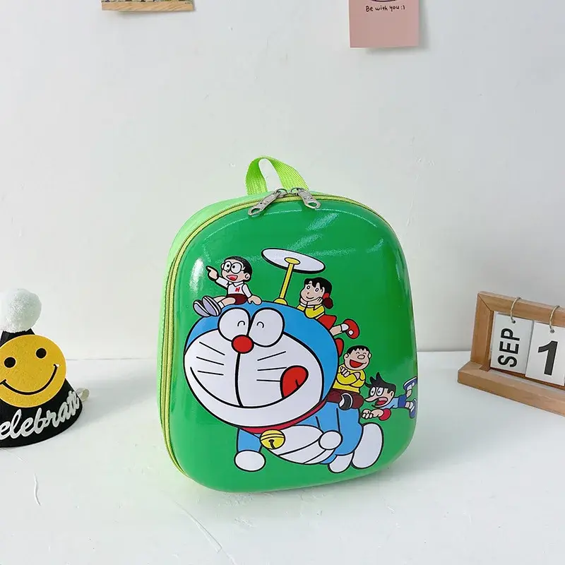 Doraemon Baby Schoolbag Kindergarten Cartoon Girl Handbag 3-5 years old Cute Hard Eggshell Boy Backpack cartoon shoulder bag
