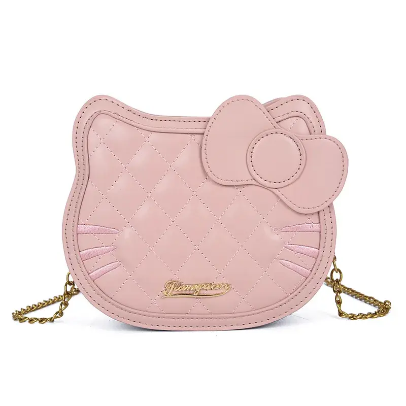 Sanrio hello kitty women's shopping bag chain messenger bag new shoulder bag women's fashion cute coin purse