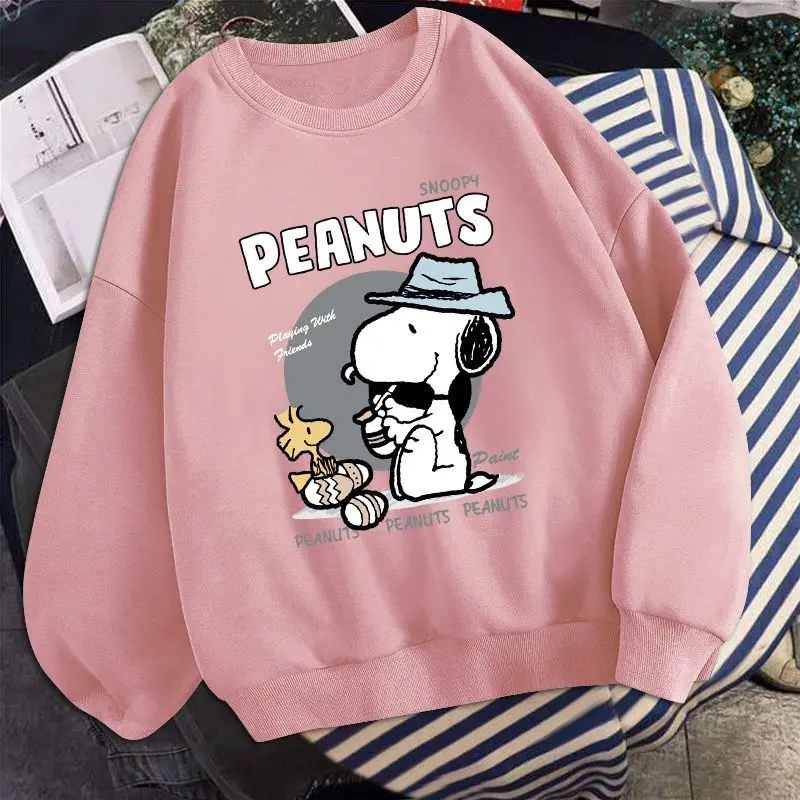 Snoopy Round neck loose sweater autumn ladies sweater coat student top bottoming shirt