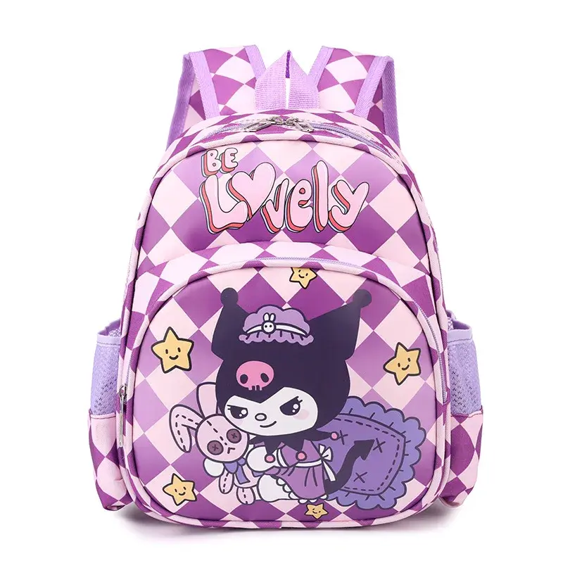 3-6 years old  kuromi handbag Sanrio hello kitty new kindergarten schoolbag cartoon children backpacks boys girls shoulder bags