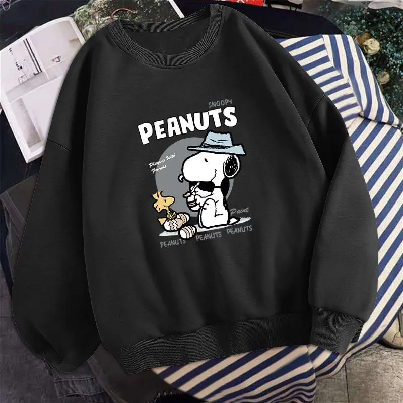 Snoopy Round neck loose sweater autumn ladies sweater coat student top bottoming shirt