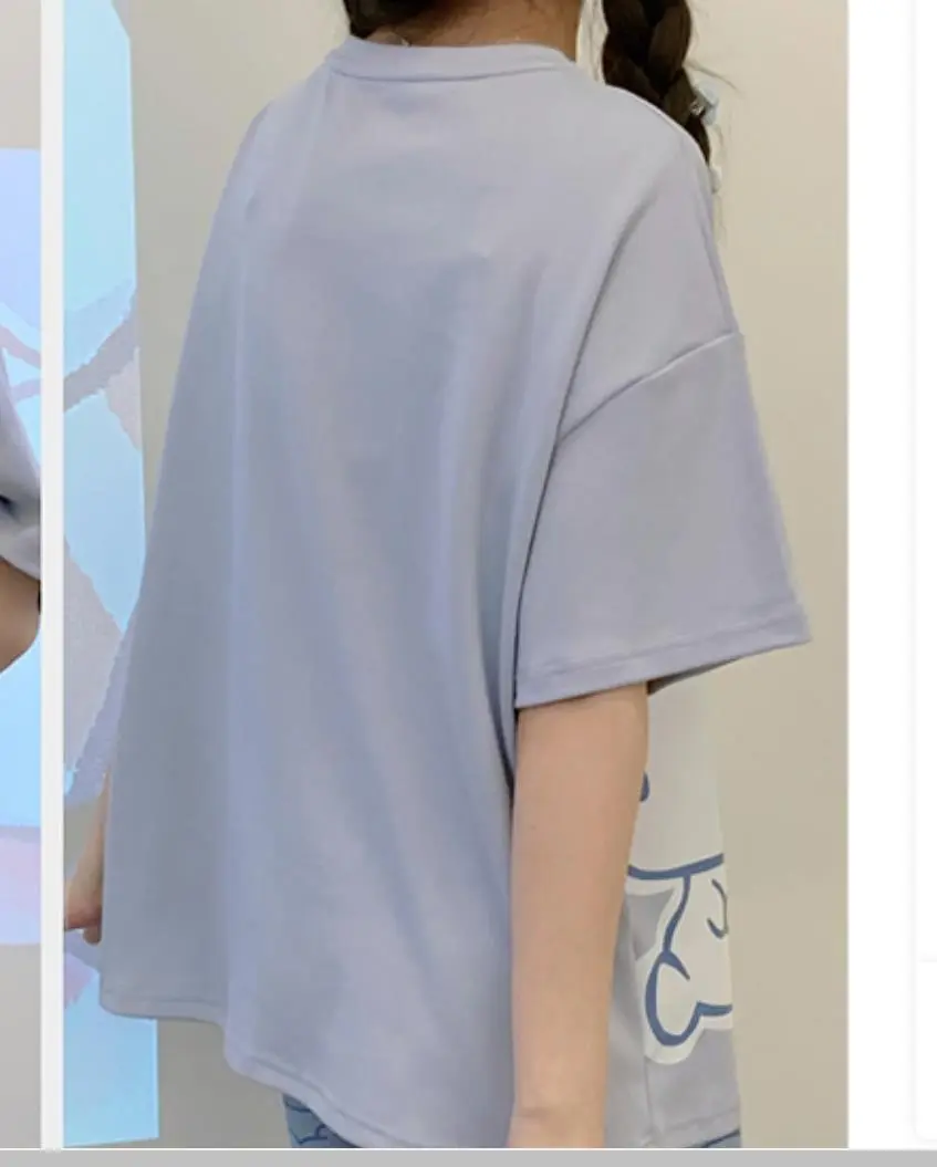 Snoopy New Summer Pajamas Women's Short Sleeve Trousers Cartoon Style girl Style Japanese Two Sets of Home Clothes