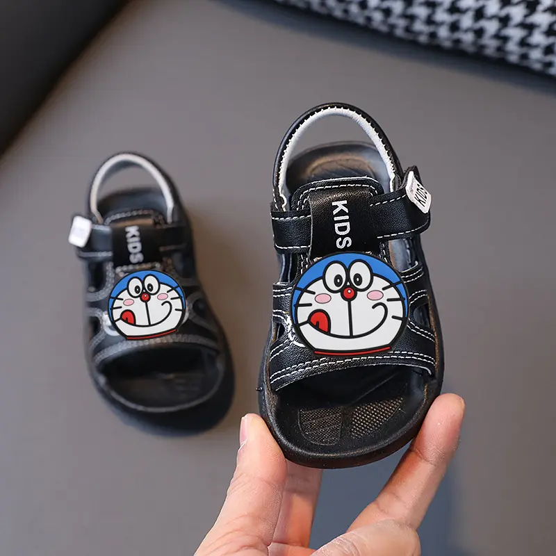 Doraemon Boys Baby Sandals Summer New Children Cute Cartoon Handsome Fashion Beach Sandals Girls Toddler Shoes