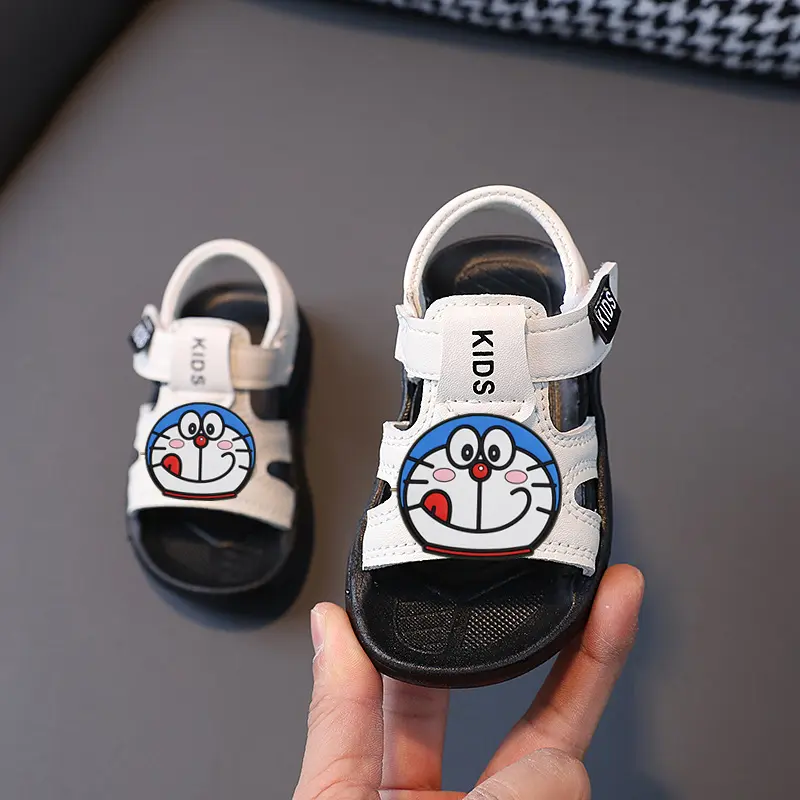 Doraemon Boys Baby Sandals Summer New Children Cute Cartoon Handsome Fashion Beach Sandals Girls Toddler Shoes