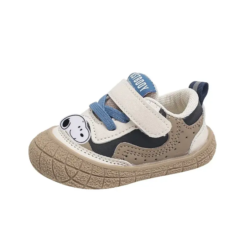 New Baby Soft Sole Toddler Shoes Boy Girl Board Shoes Snoopy Spring Autumn and Winter Casual shoes Non-slip Breathable Sneakers