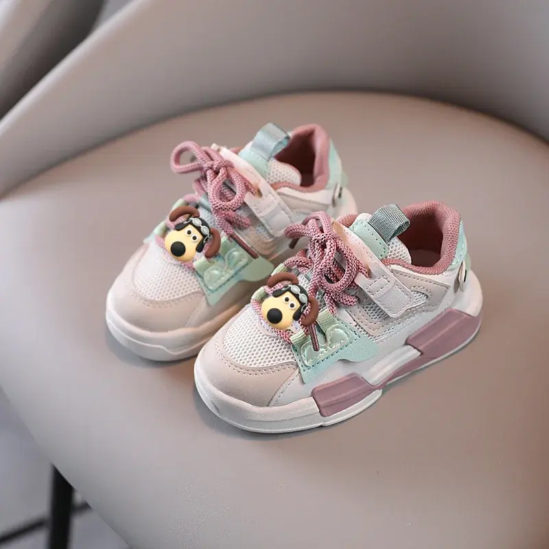 Snoopy Girls' Board Shoes Soft Sole Sneakers Spring and Fall New Children Sports Shoes Fashion Boys Breathable Casual Shoes