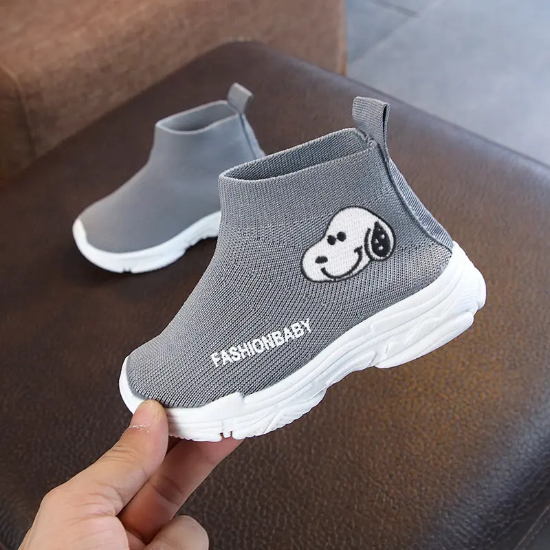 Snoopy Children's socks shoes spring and autumn casual shoes boys sports girls knitted shoes