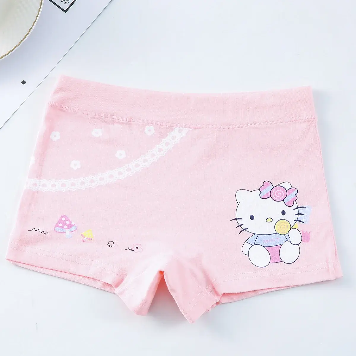 sanrio New hello kitty children's cotton underwear girls print little girl cartoon boxer underwear