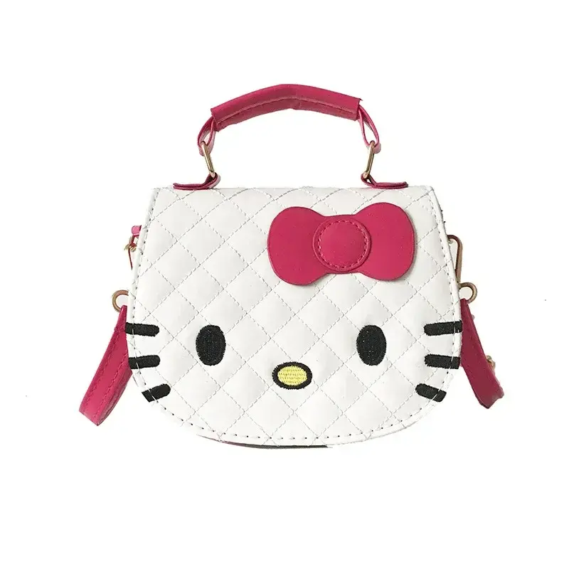 Sanrio hello kitty handbag coin purse Children's messenger bag girl fashion princess handbag pu shoulder bag