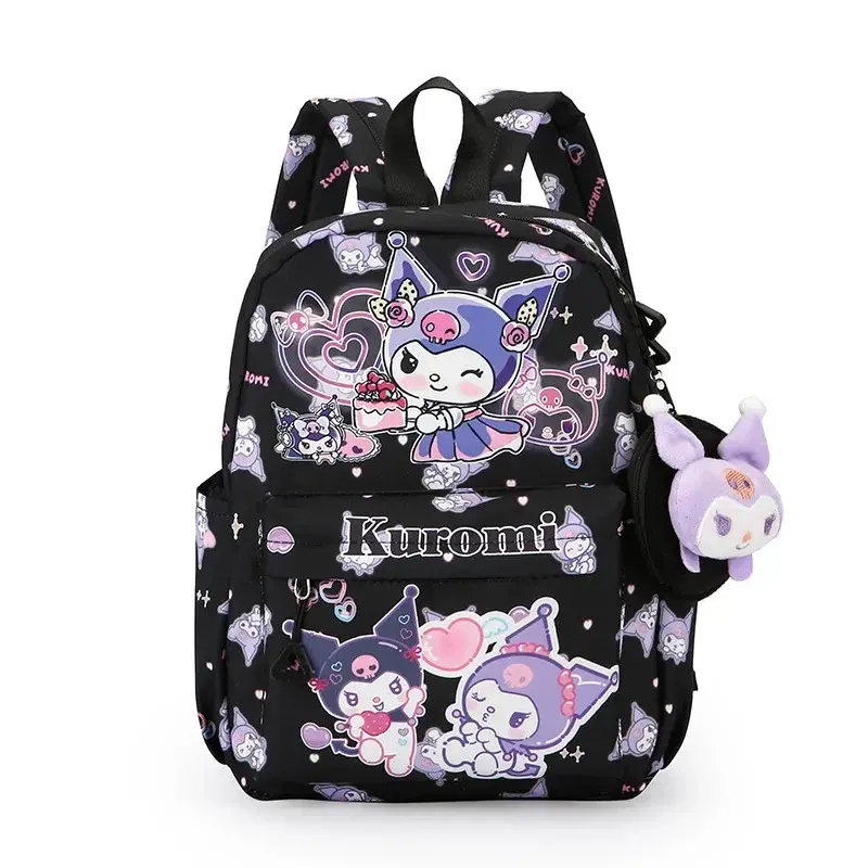 Sanrio hello kitty new children's school bag doll kindergarten kuromi boys and girls nylon backpack cartoon shoulder bag handbag