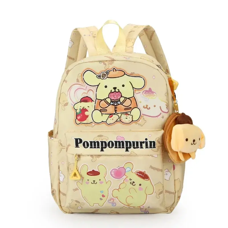 Sanrio hello kitty new children's school bag doll kindergarten kuromi boys and girls nylon backpack cartoon shoulder bag handbag