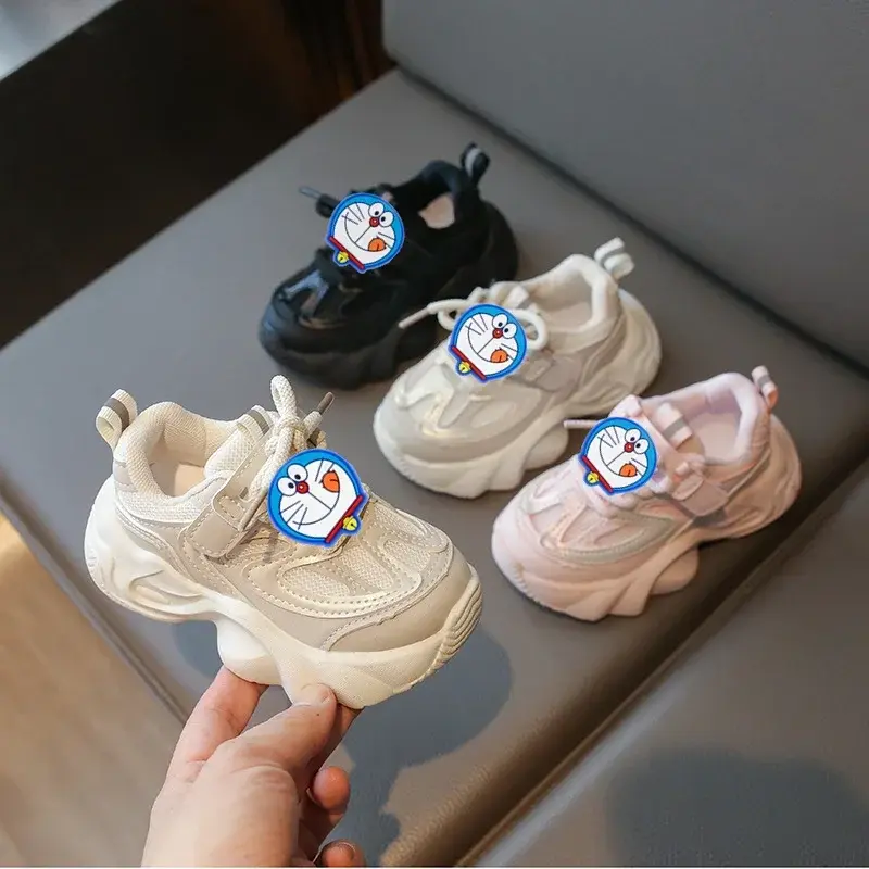 New Boy Casual Shoes Doraemon Baby cartoon Toddler Shoes Fashion sports Running Shoes Kids Spring Summer shorts Girls Sneakers