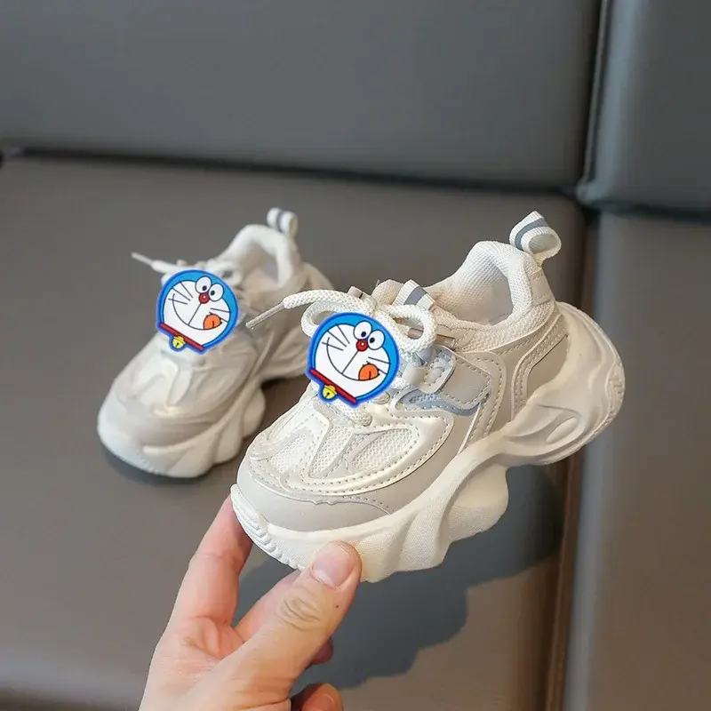 New Boy Casual Shoes Doraemon Baby cartoon Toddler Shoes Fashion sports Running Shoes Kids Spring Summer shorts Girls Sneakers