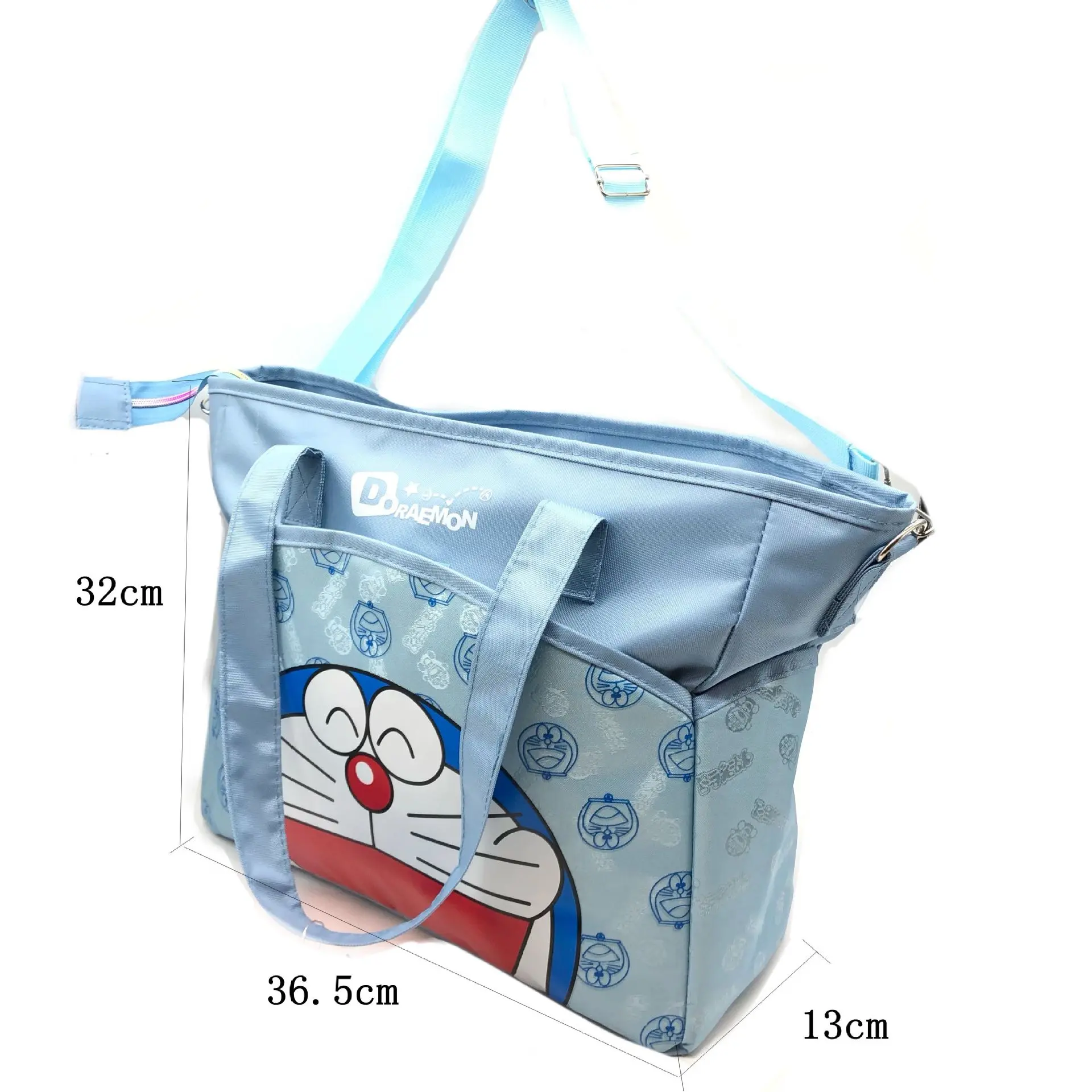 Doraemon jingle cat handbag cute casual travel bag cartoon waterproof shoulder messenger bag women's diaper storage bag