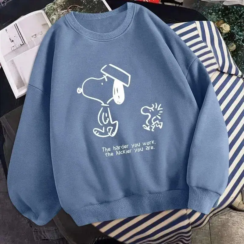 Round Neck Student Jacket New Loose Sweater Spring and Autumn Jacket Boys and Girls Undershirt coat