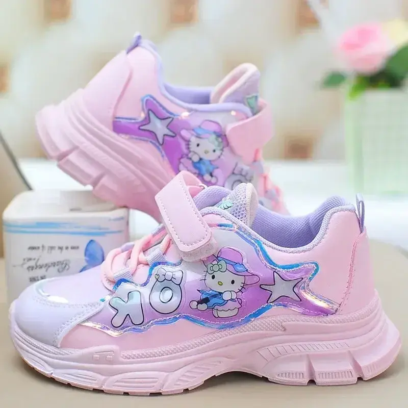 Sanrio melody kuromi spring and autumn running shoes canvas Board shoes hello kitty children casual shoes girls sneakers