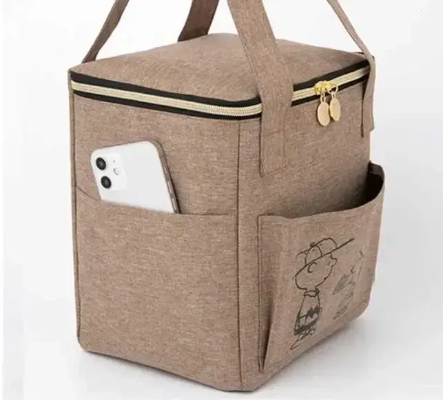 Oxford New Snoopy lunch box bag Large Capacity Travel Bag Shopping Picnic Storage Bag 32x24x17cm