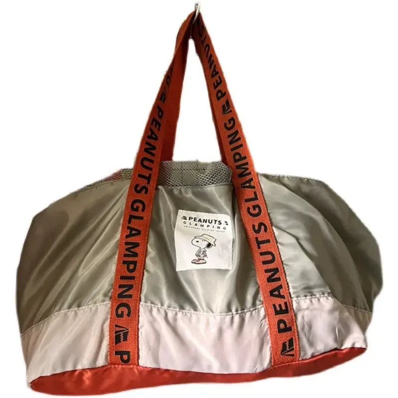 Snoopy Handbag Storage Bag Folding Light Travel Bag Camping Large Capacity Short Distance Luggage Bag