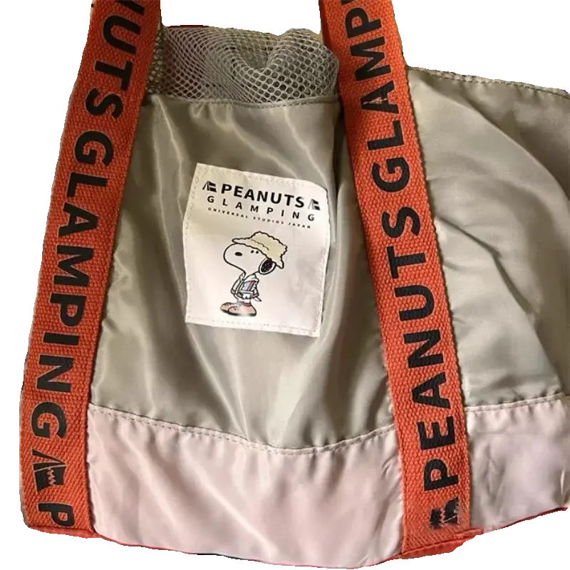 Snoopy Handbag Storage Bag Folding Light Travel Bag Camping Large Capacity Short Distance Luggage Bag