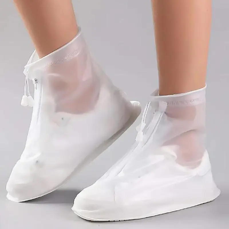1 Pair Rainproof Shoe Covers Non-slipThickened Wear-resistant Rainproof Shoe Covers Outdoor Travel Shoe Covers For Men And Women