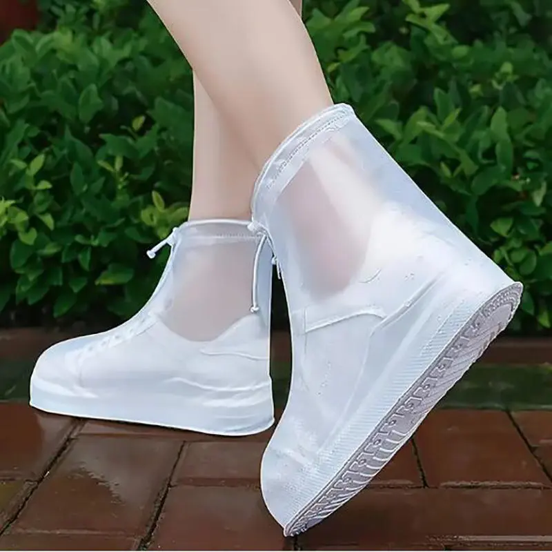 1 Pair Rainproof Shoe Covers Non-slipThickened Wear-resistant Rainproof Shoe Covers Outdoor Travel Shoe Covers For Men And Women
