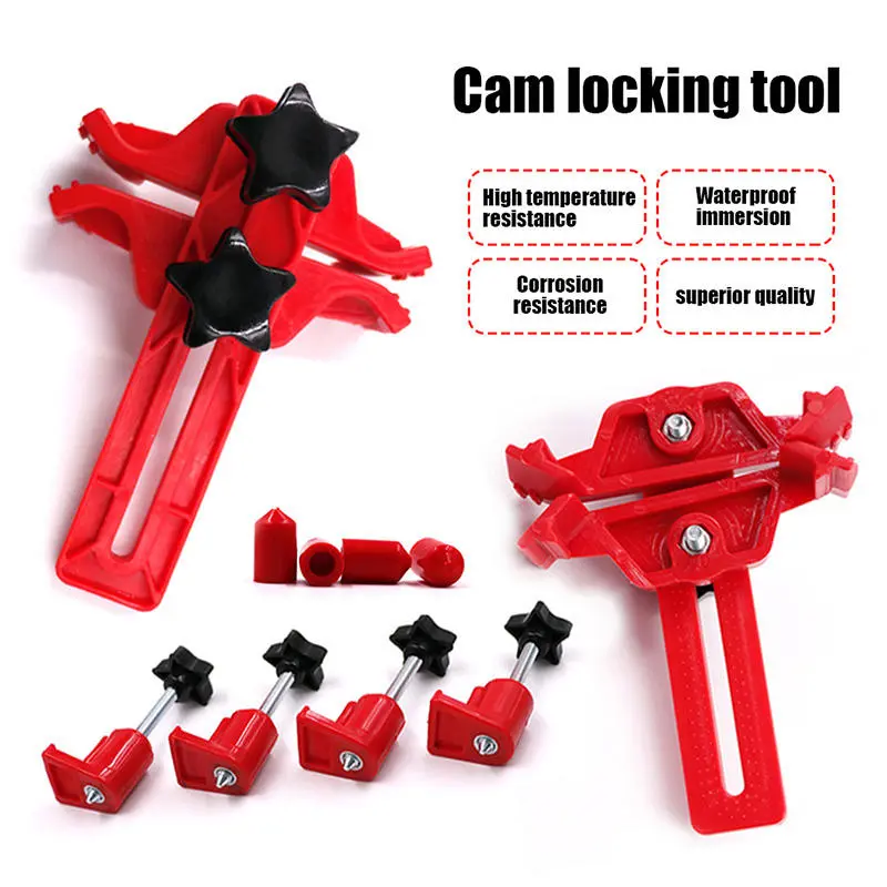 1 Set Universal Camshaft Dual Cam Clamp Alignment Car Engine Timing Belt Fix Changer Gear Locking Tool Holder Lock Retainer