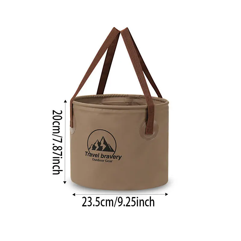 Folding Bucket Waterproof Foldable Water Sink Bucket Portable Travel Foldable Basin Camping Hiking Fishing Storage Bucket