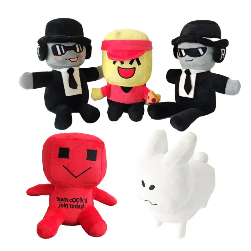 New Forsaken Chance  Plush Doll Toy 30cm Cartoon Cute Soft Black Suit Doll Room Decoration Plush Doll Toy For Kid Gift