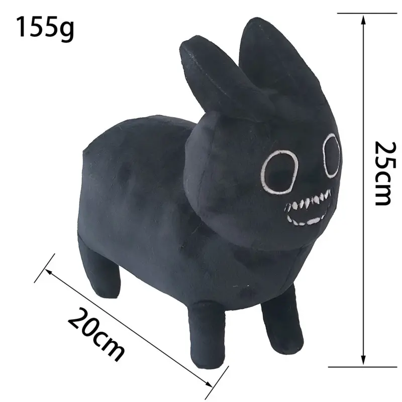 New Forsaken Chance  Plush Doll Toy 30cm Cartoon Cute Soft Black Suit Doll Room Decoration Plush Doll Toy For Kid Gift