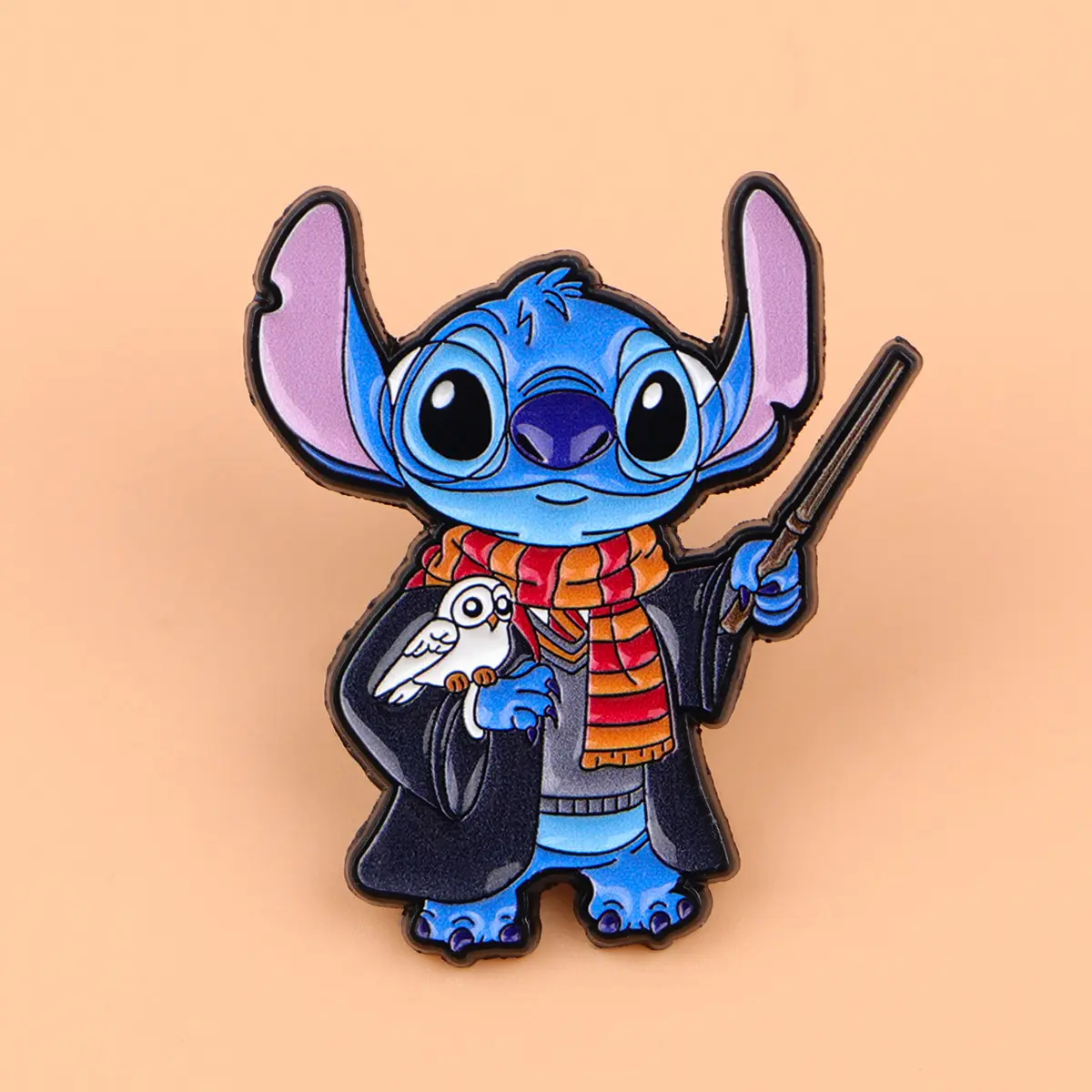 Cute Alien Enamel Pin Cartoon Dog Badge On Backpack Lapel Pins Animal Brooches for Jackets Cosplay Accessories Gift Toys