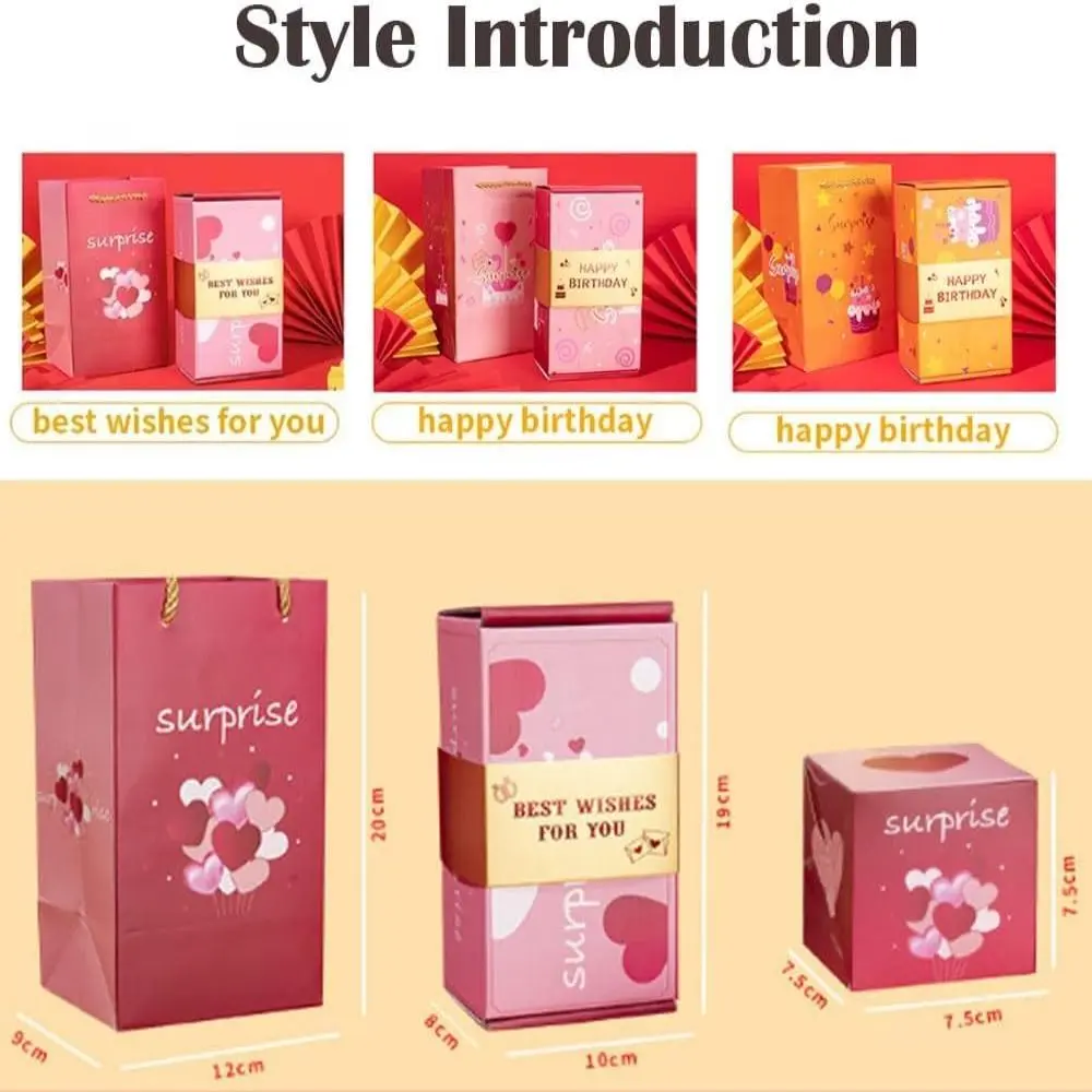 Surprise Gift Box Creating Pop-Up Explosion Gift Box The Most Surprising Gift For Valentine's Day Lover Kid Birthday Gift