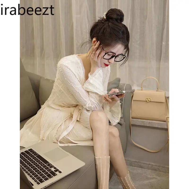 Light Luxury Sweet & Sexy Two-Piece Dress Set Chic Playful Age-Defying Style Boho Embroidery & Glitter Detail Perfect Skirt Set