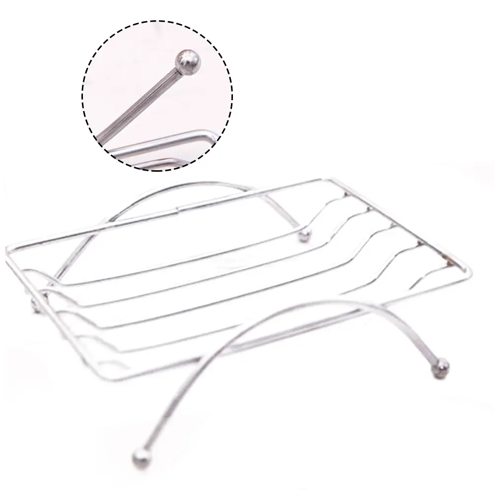 12*8cm Soap Dish Soap Dish Long-lasting Practical Versatile High-quality Sliver Good Performance Practical Bedrooms