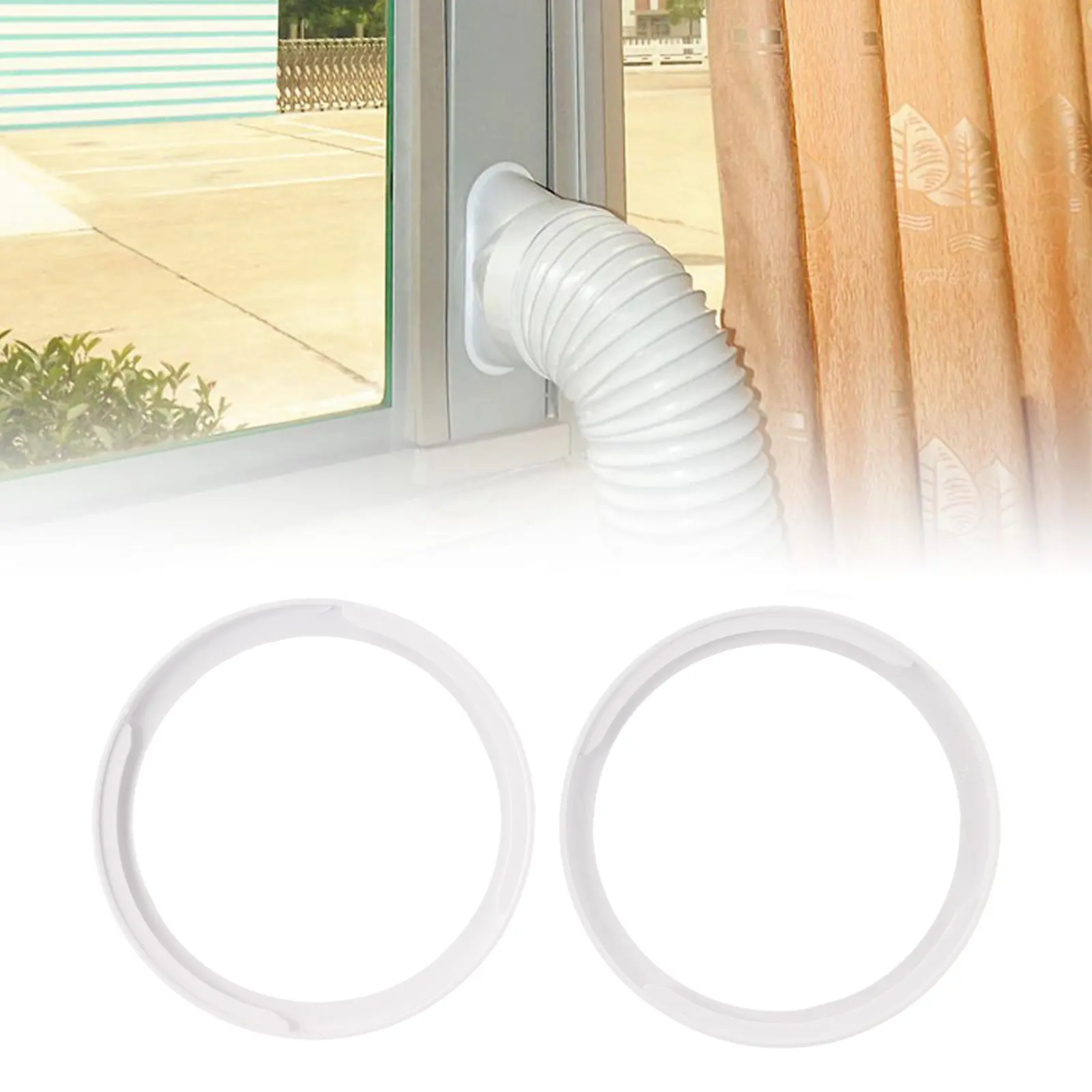 Pipe Snap Ring Exhaust Hose Connector 15cm Air Conditioner Exhaust For Midea Hose Connector Pipe Snap Ring None